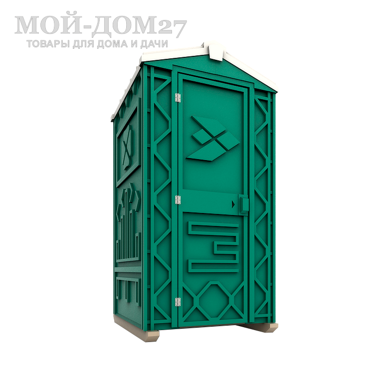 Туалетная кабина "Универсал" EcoStyle (Зеленый) Туалетная кабина "Универсал" EcoStyle (Зеленый)